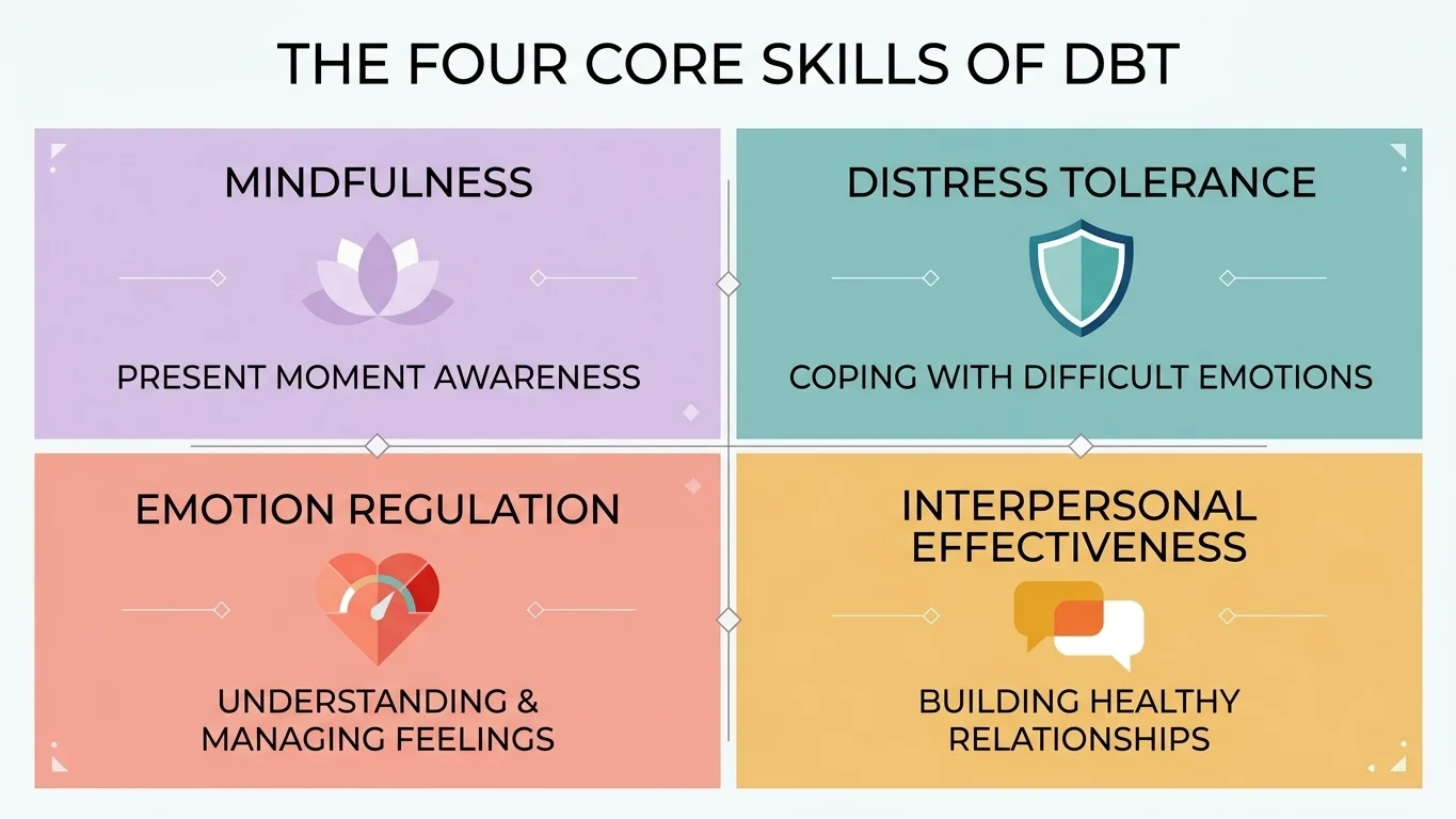 four core skills of dbt four core skills of dbt