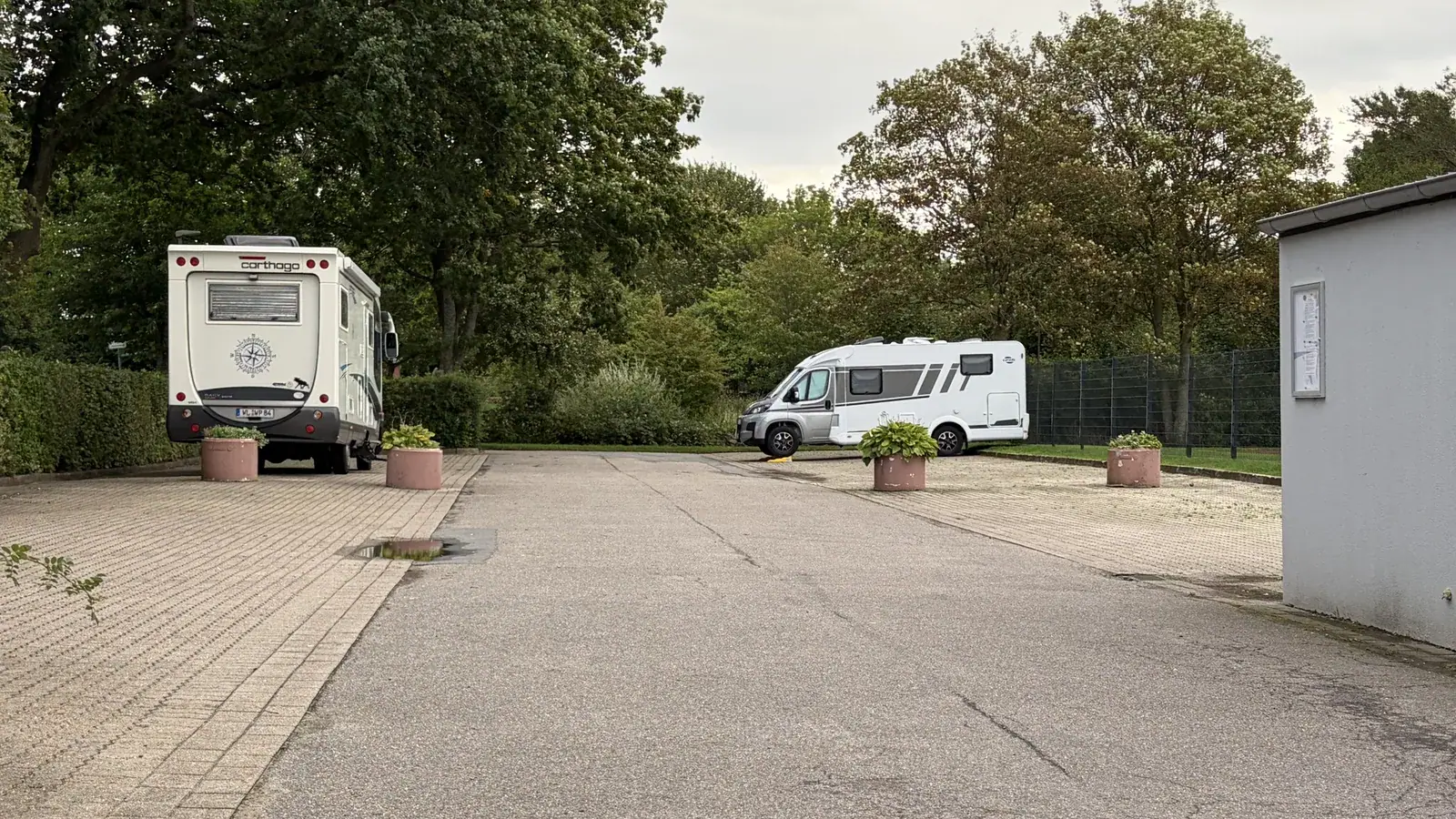 Wohnmobilstellplatz am Haus der Vereine