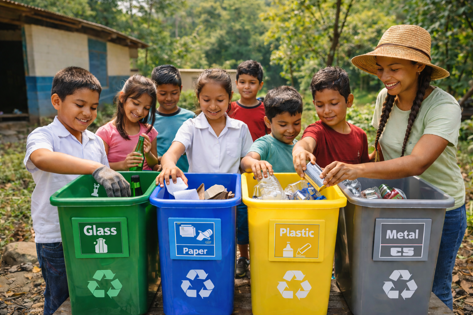 plastic recycling process supporting circular economy in Guatemala