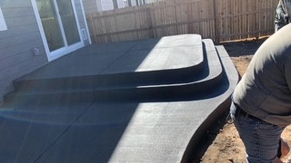 Colorado Springs Walkway Pouring