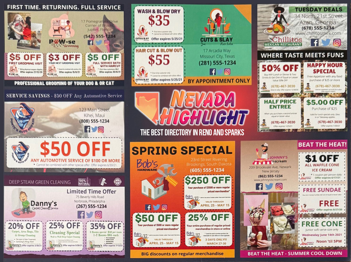 Finished Postcard Example