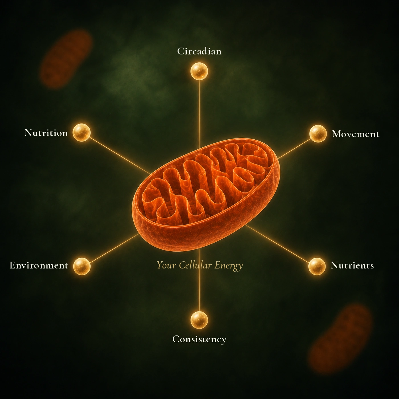 Six biological signals feeding your cellular energy