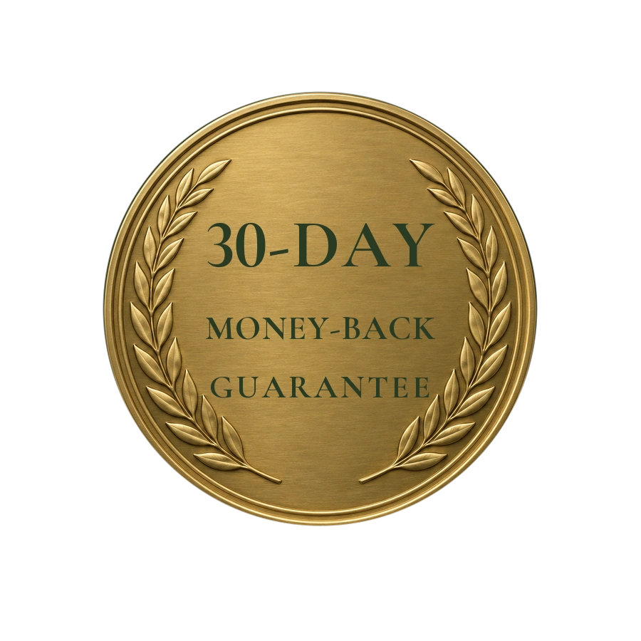 30-Day Money-Back Guarantee seal