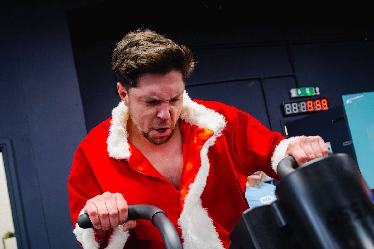 Santa joining in at the ETC Winter Games