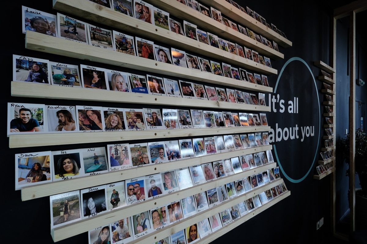 It's All About You member photo wall