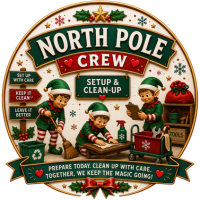 North Pole Crew (Setup & Clean-Up) crest