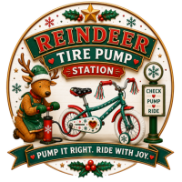 Reindeer Tire Pump Station crest
