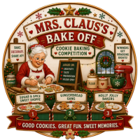 Mrs Claus's Bake Off crest