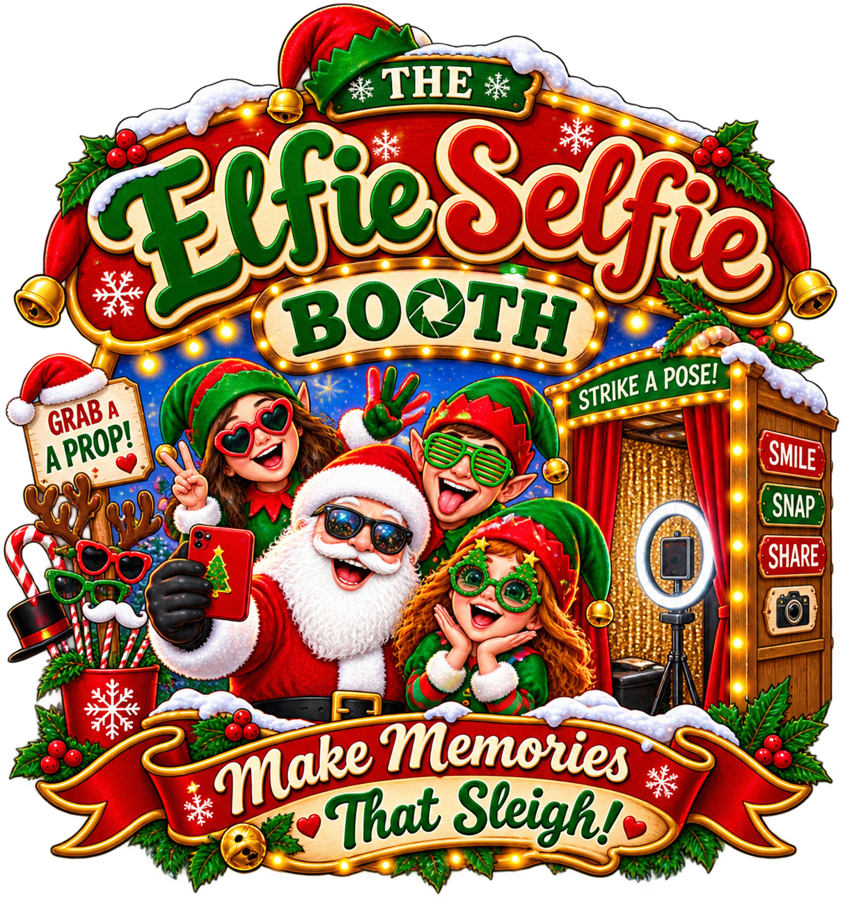 The Elfie Selfie Booth crest