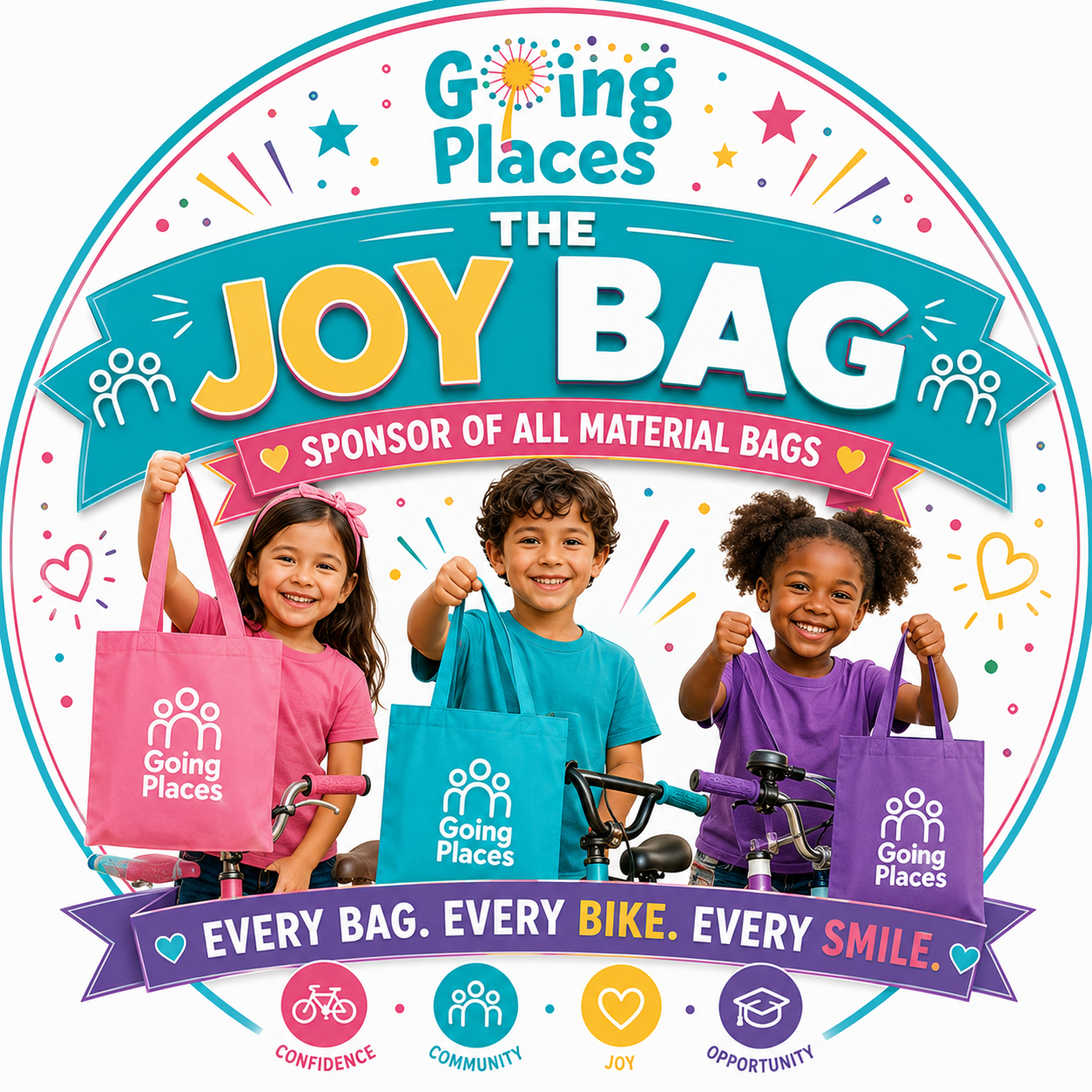 The Joy Bag crest