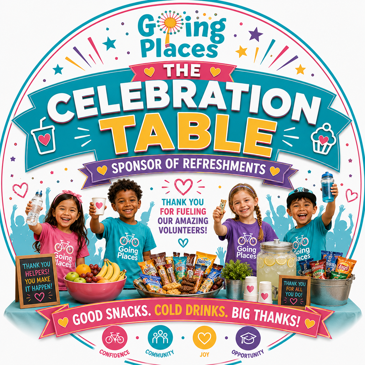 The Celebration Table crest