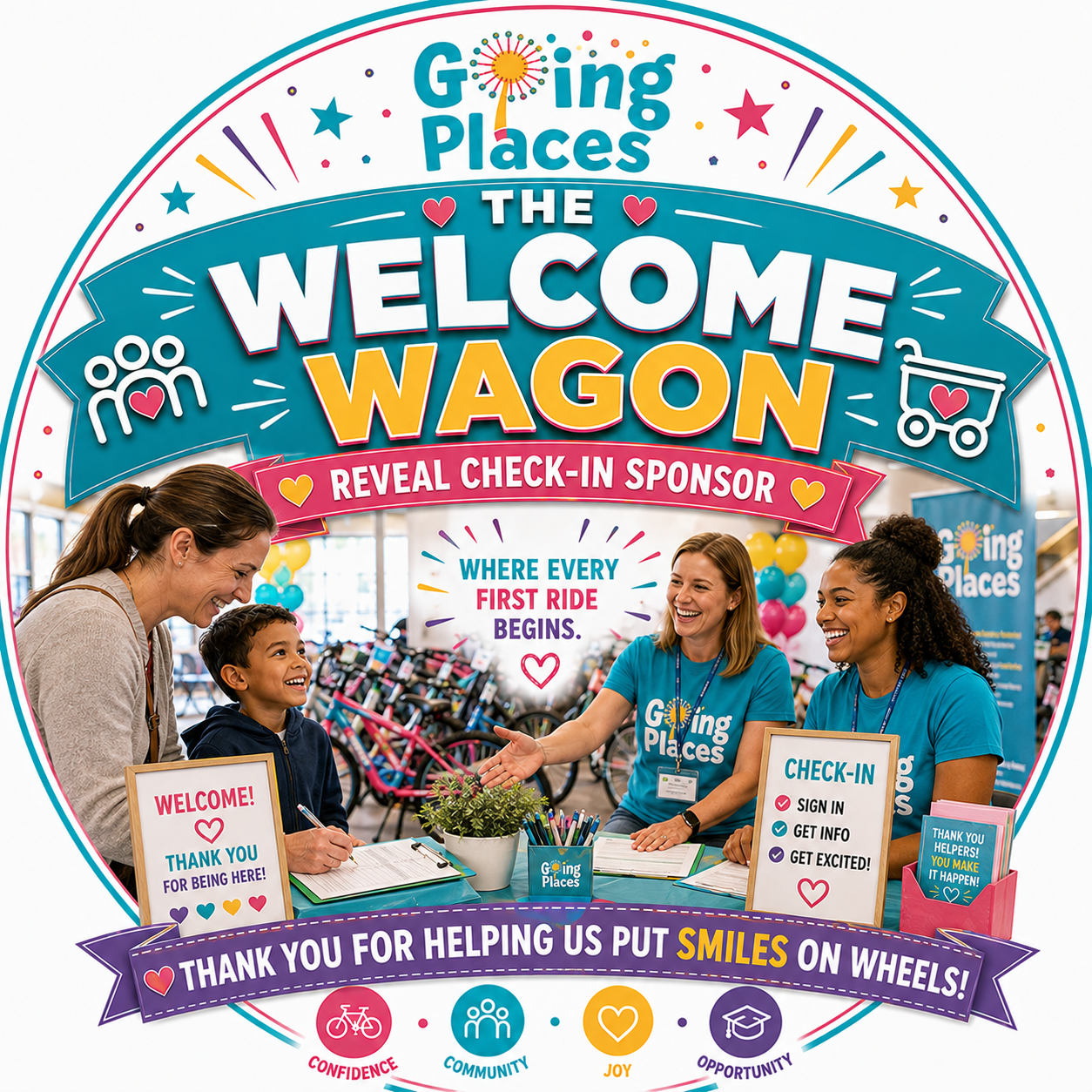 The Welcome Wagon crest