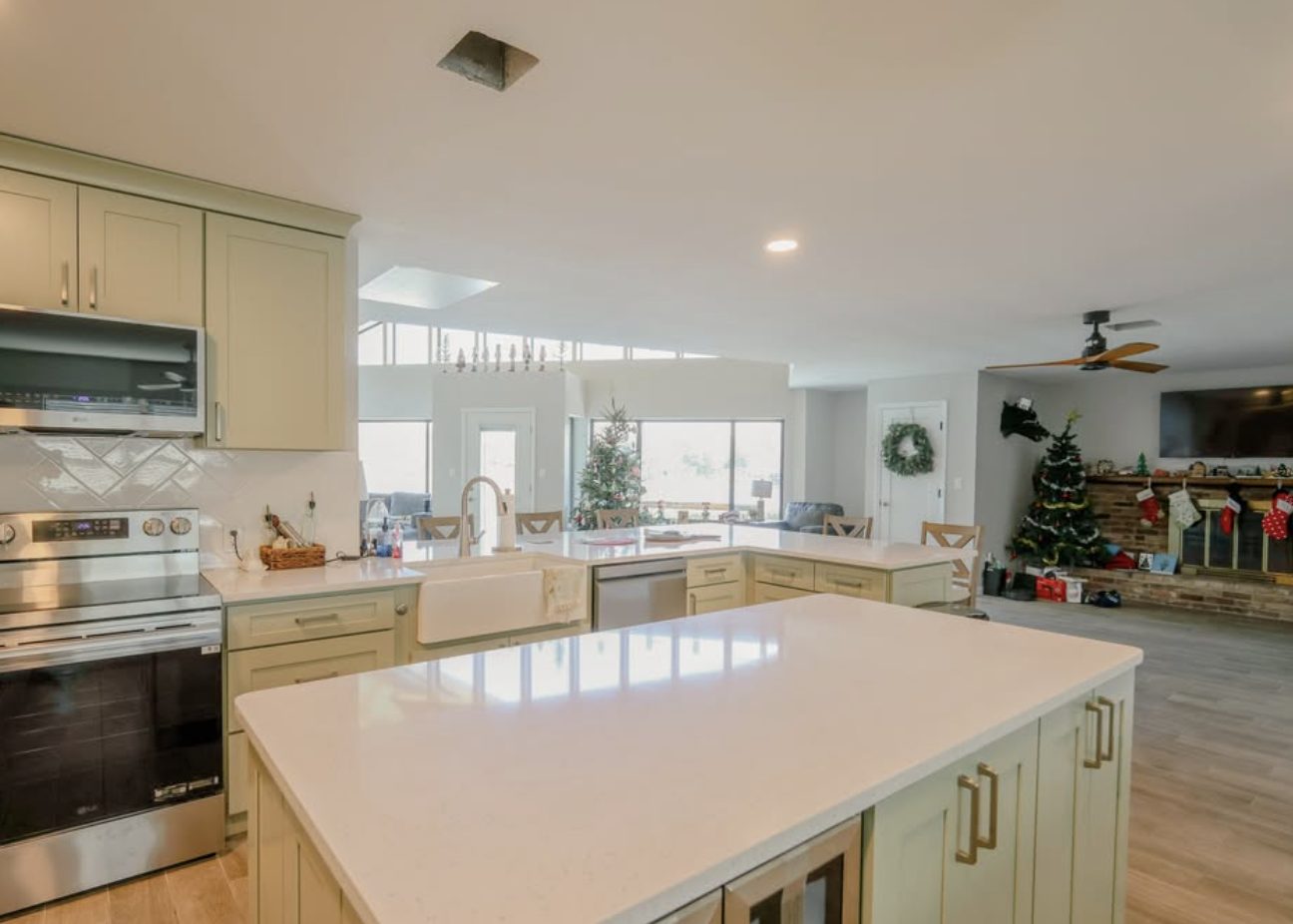 Luxury living room renovation