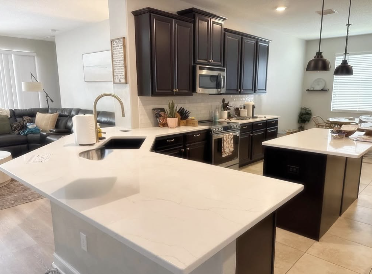Elegant bathroom renovation