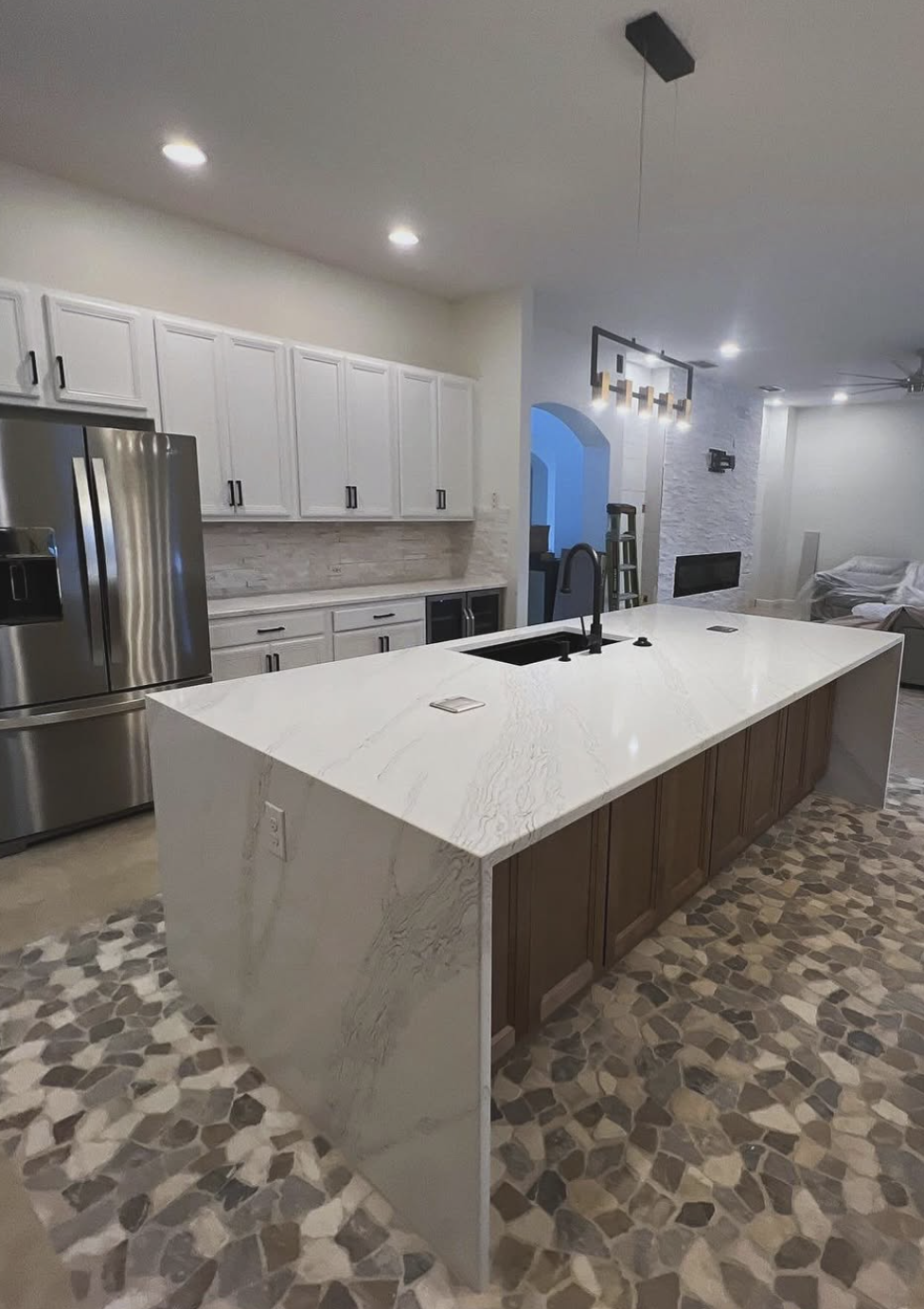 Modern custom home exterior