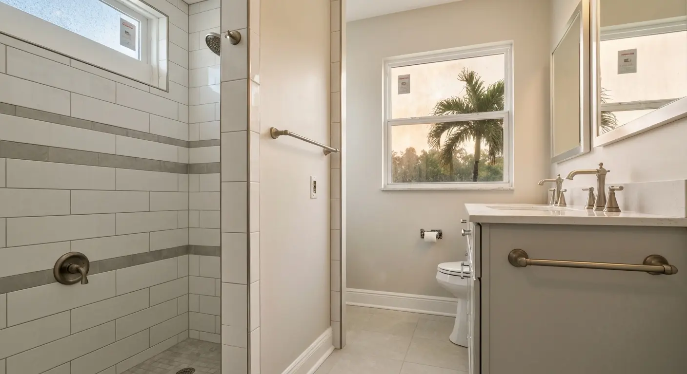 Bathroom renovation near Lake June Road