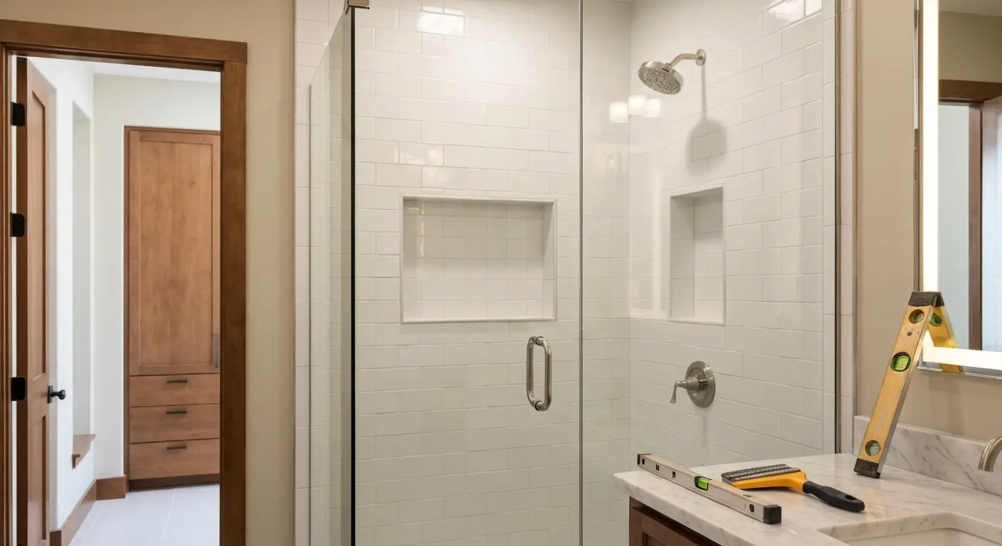 Bathroom remodel in North Dallas