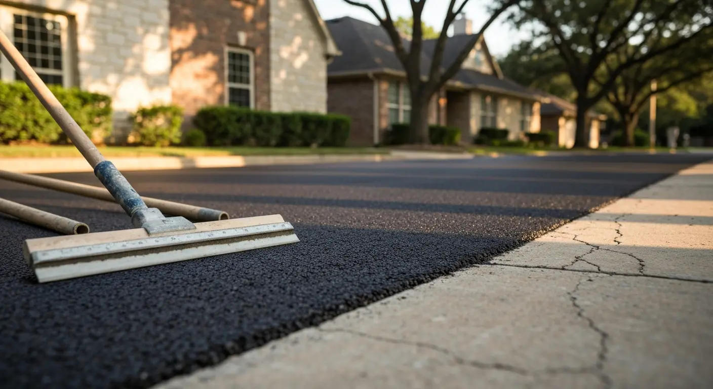 Driveway resurfacing project