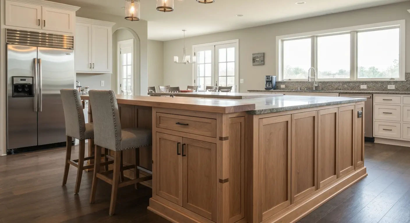 Custom kitchen island build