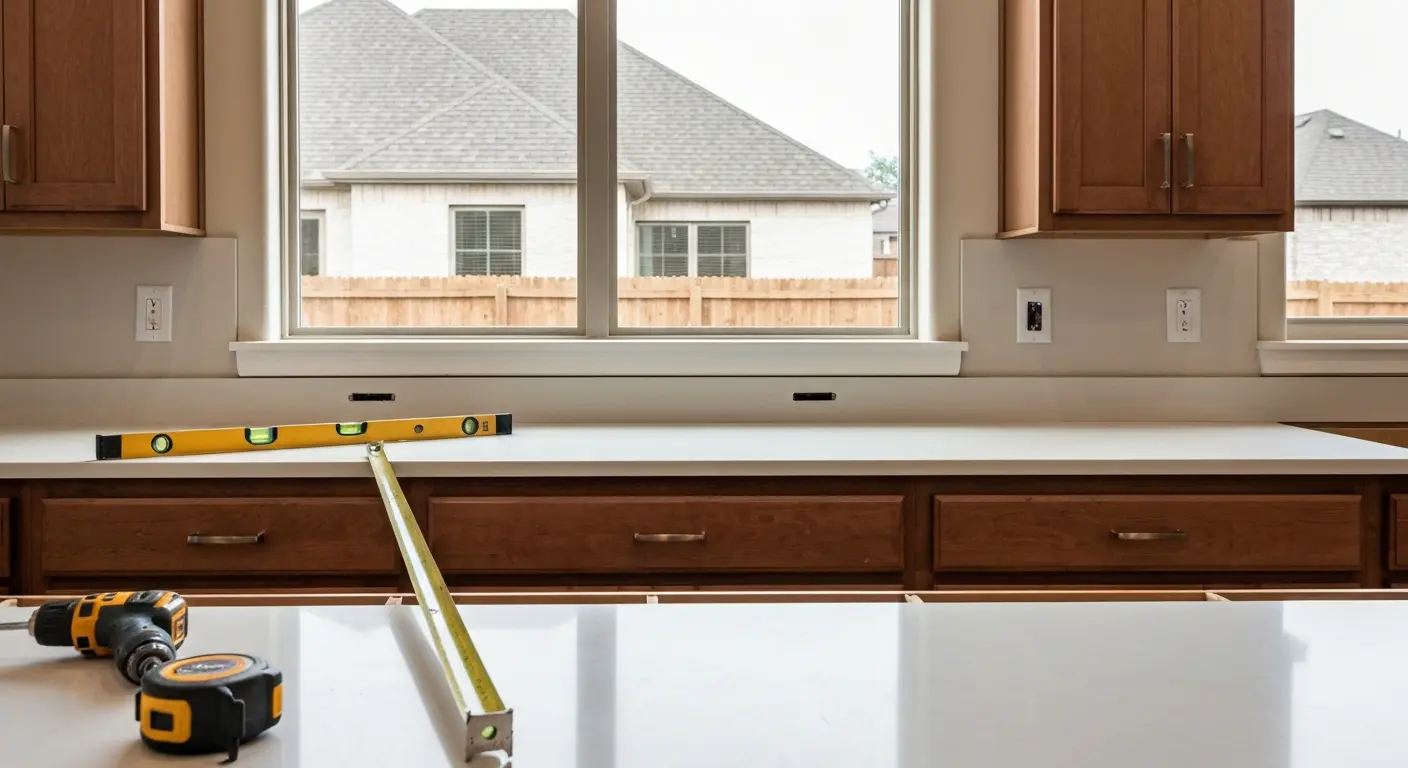 Kitchen cabinet installation