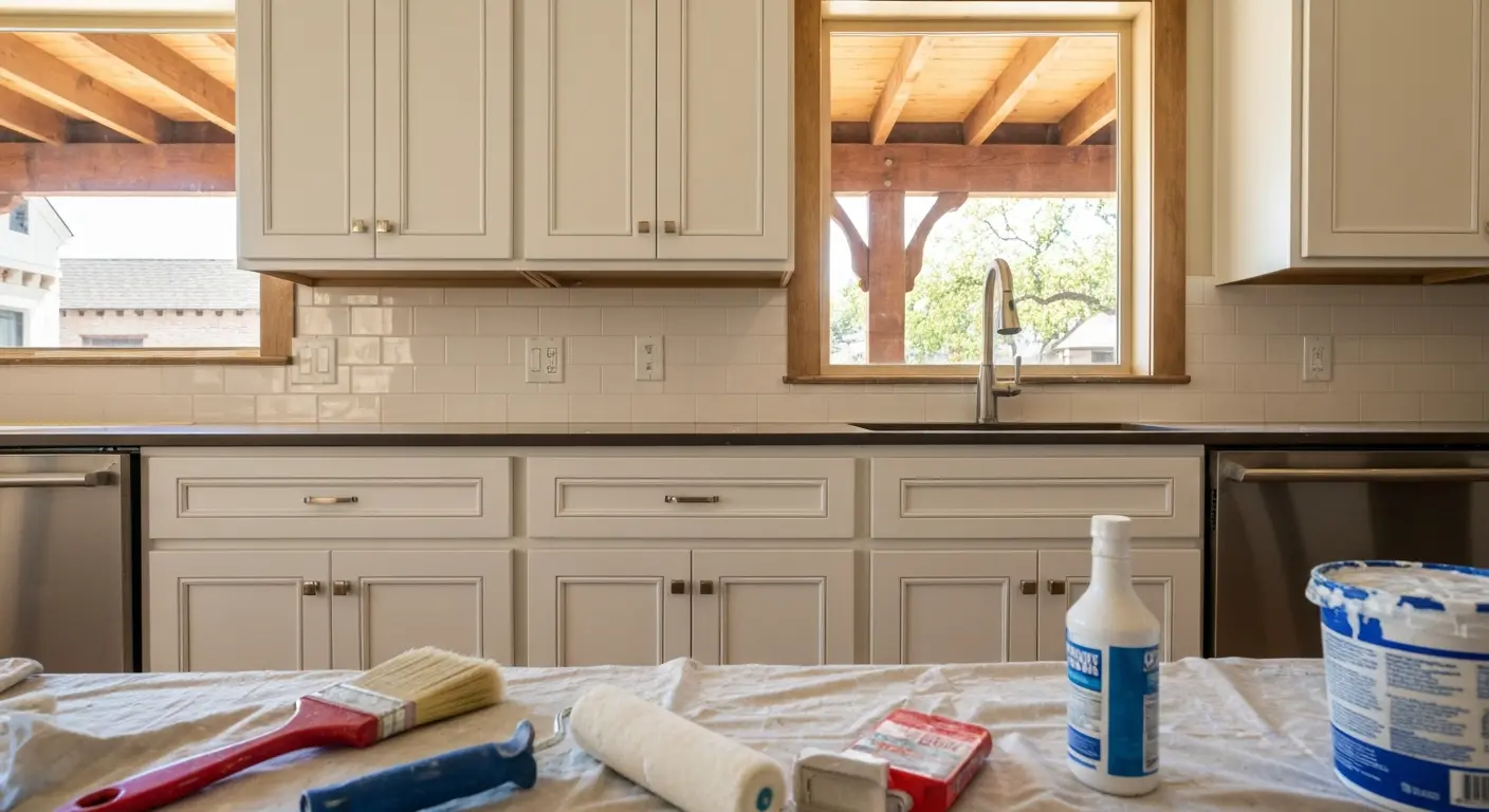 Cabinet painting project