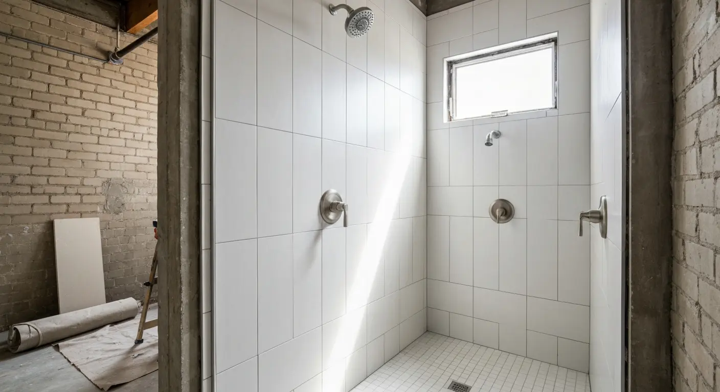 Bathroom renovation in Deep Ellum