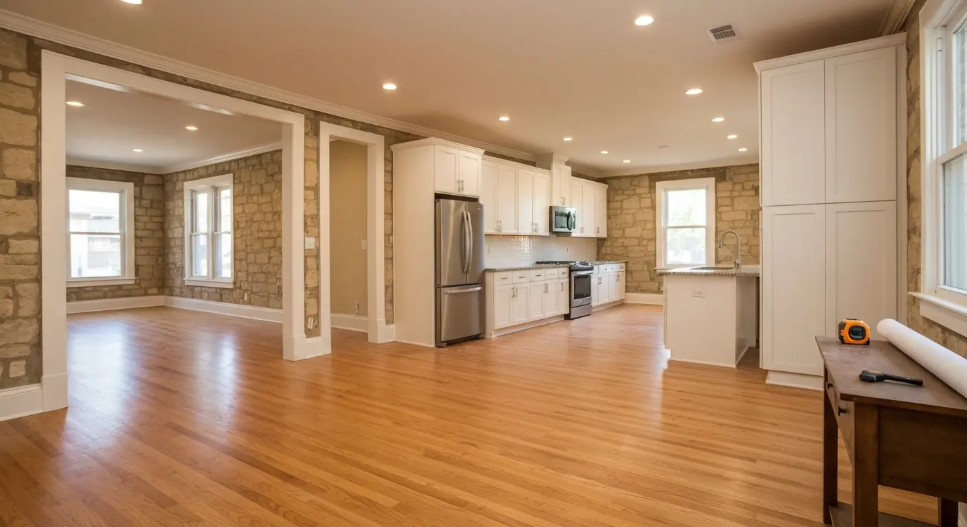 Whole home renovation with open layout