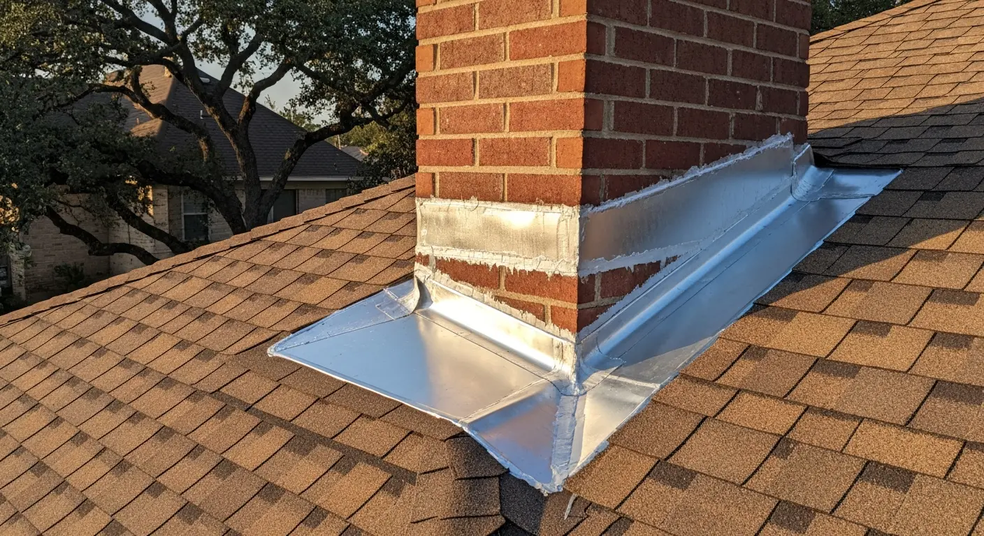 Roof flashing repair
