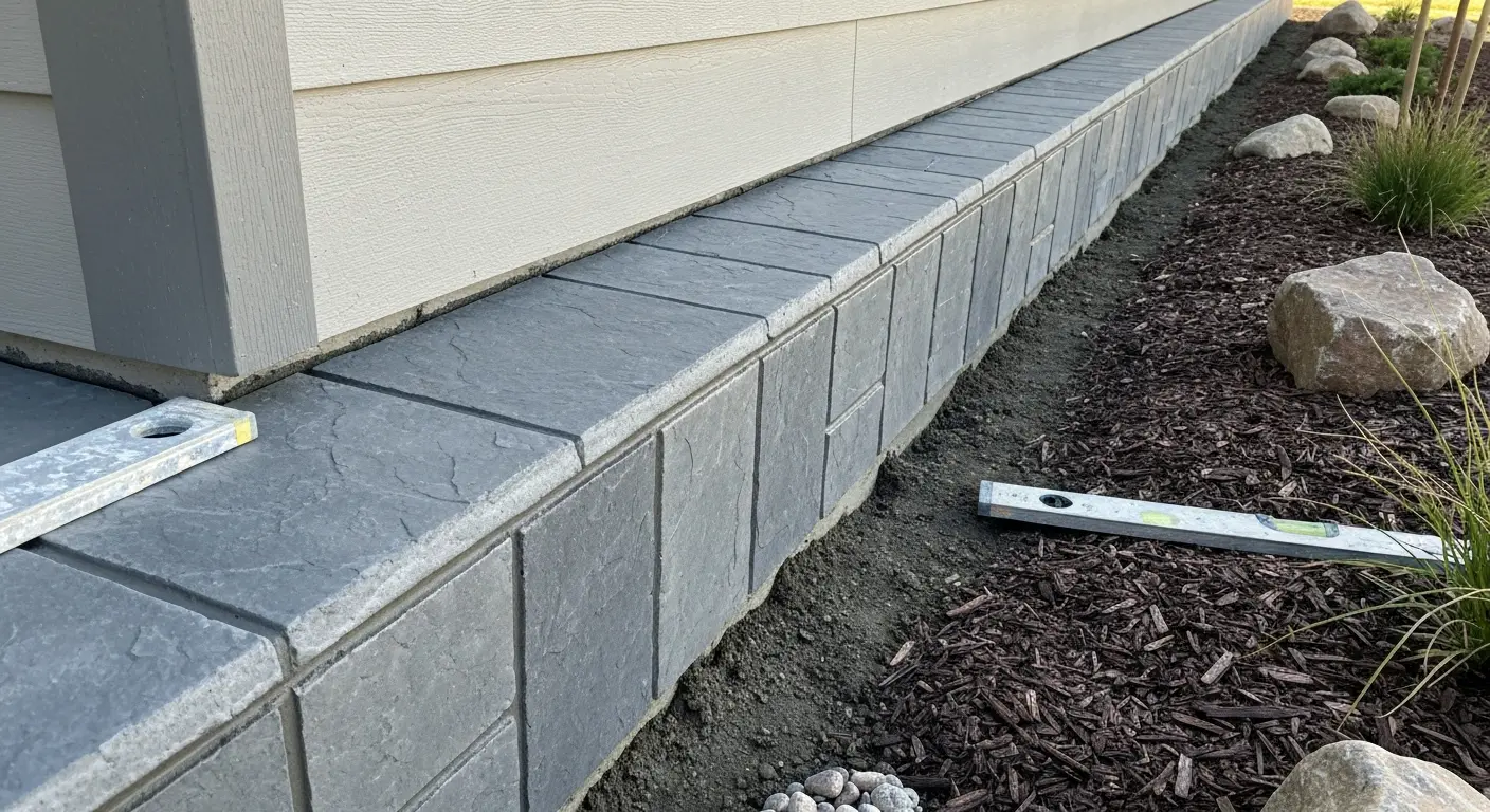 Decorative concrete accent border