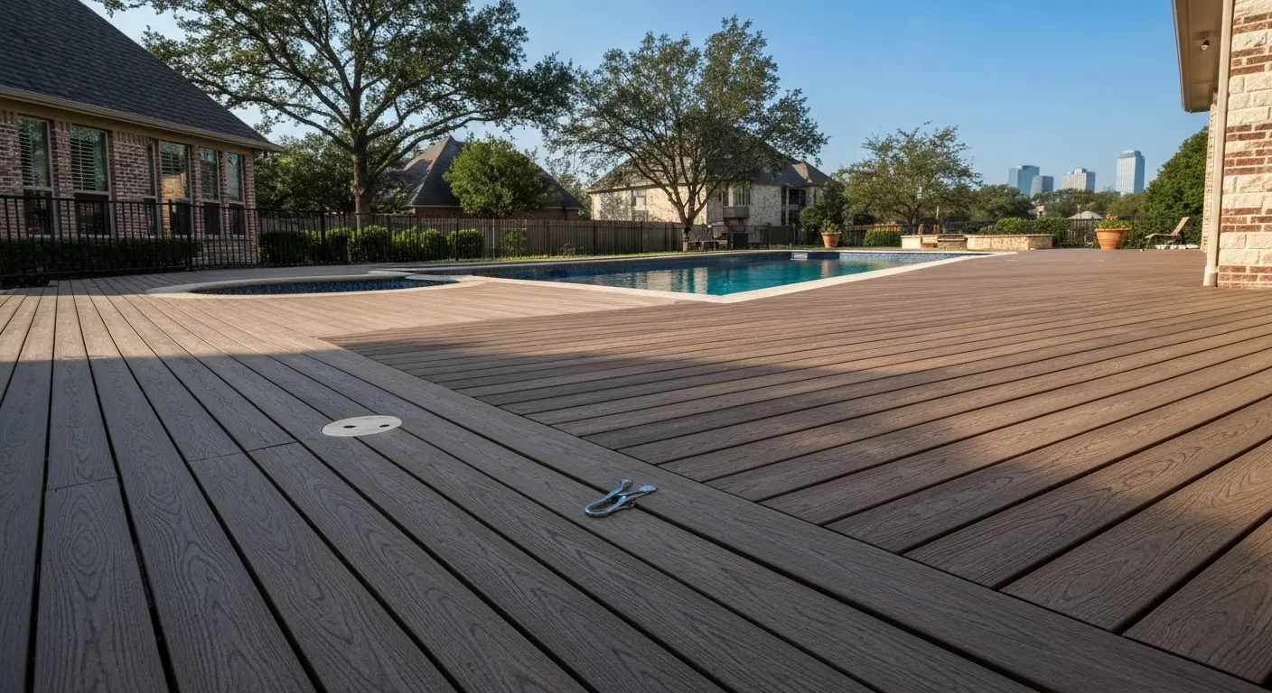 Composite pool deck