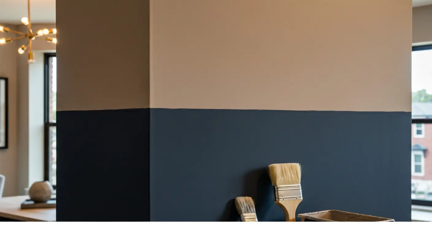Accent wall feature finish