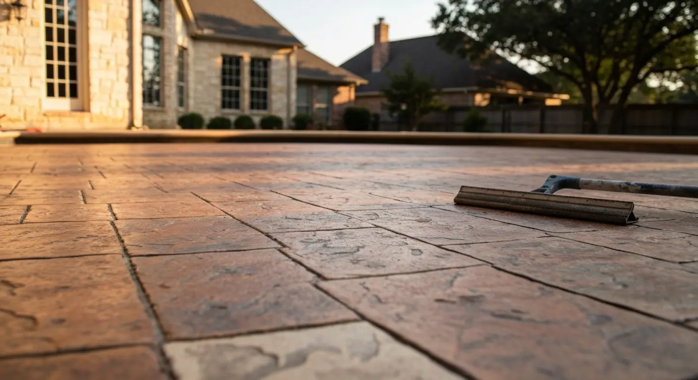 Concrete pool deck installation