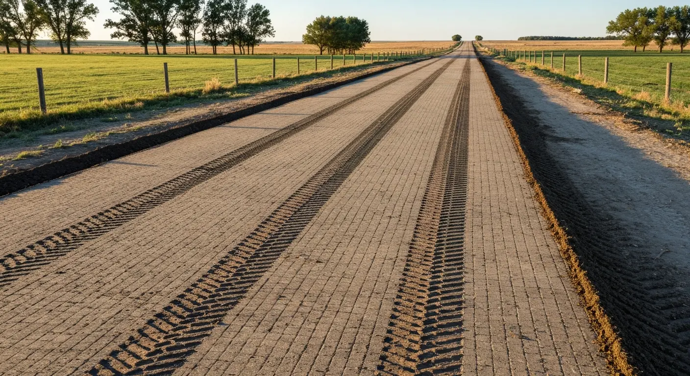 Driveway grading
