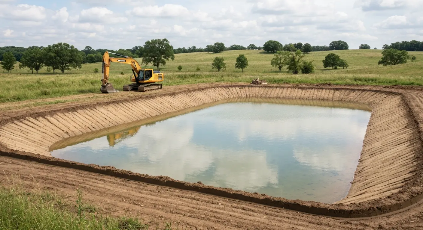 Pond construction