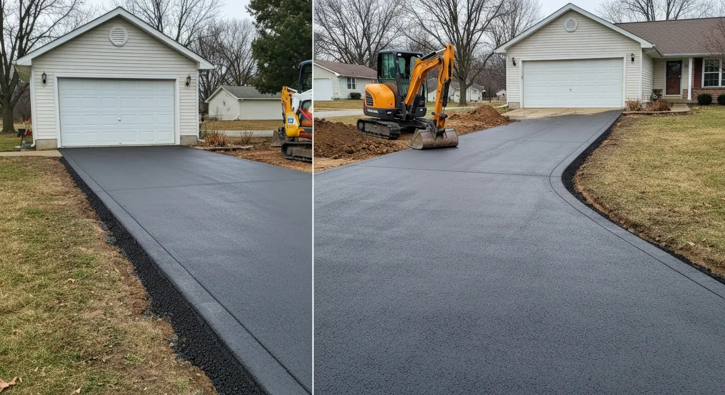 Old driveway removal and replacement