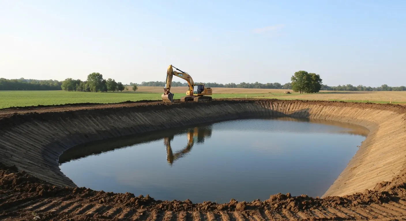 Pond construction