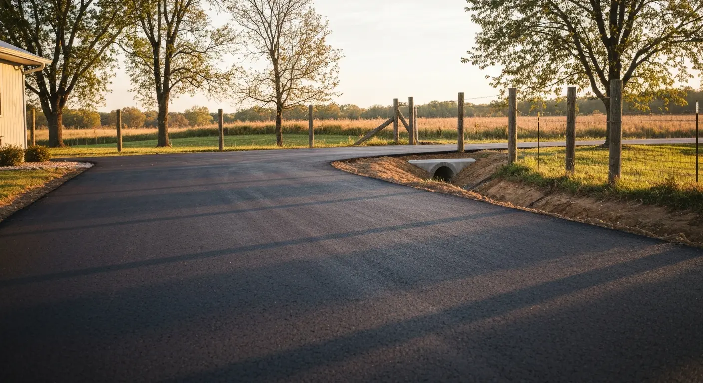 Driveway construction