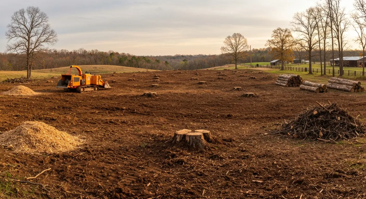 Land clearing and tree removal