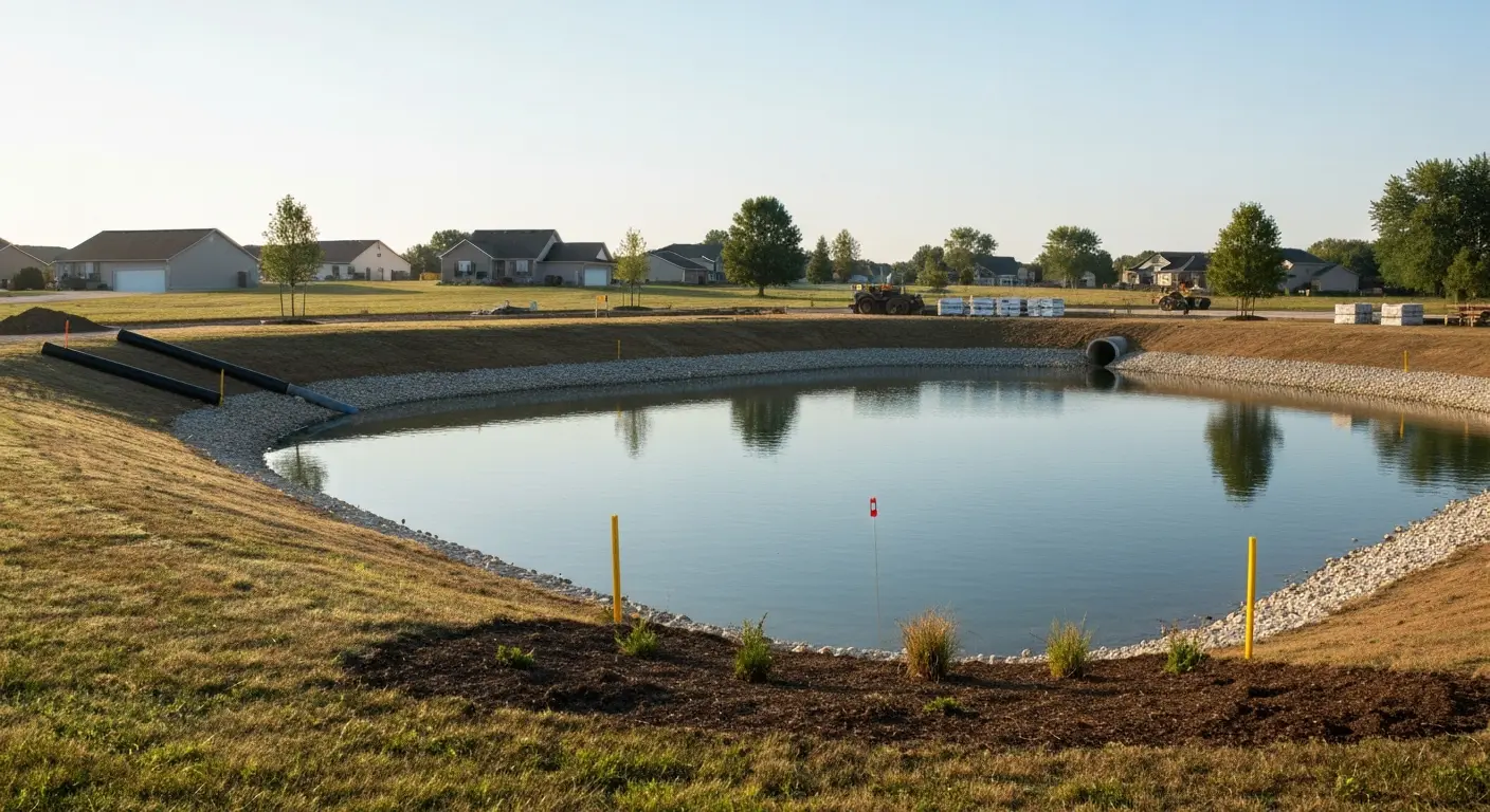 Pond construction