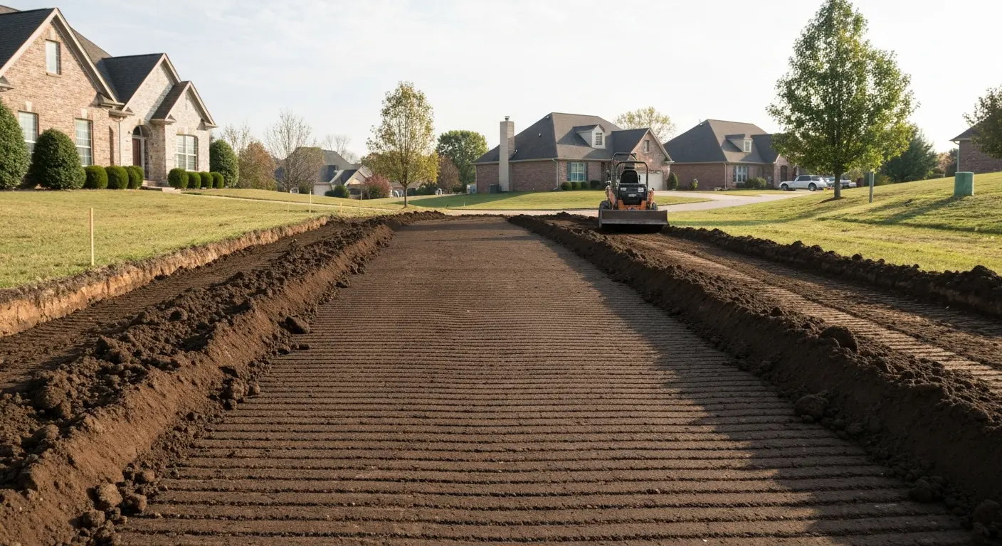 Driveway construction