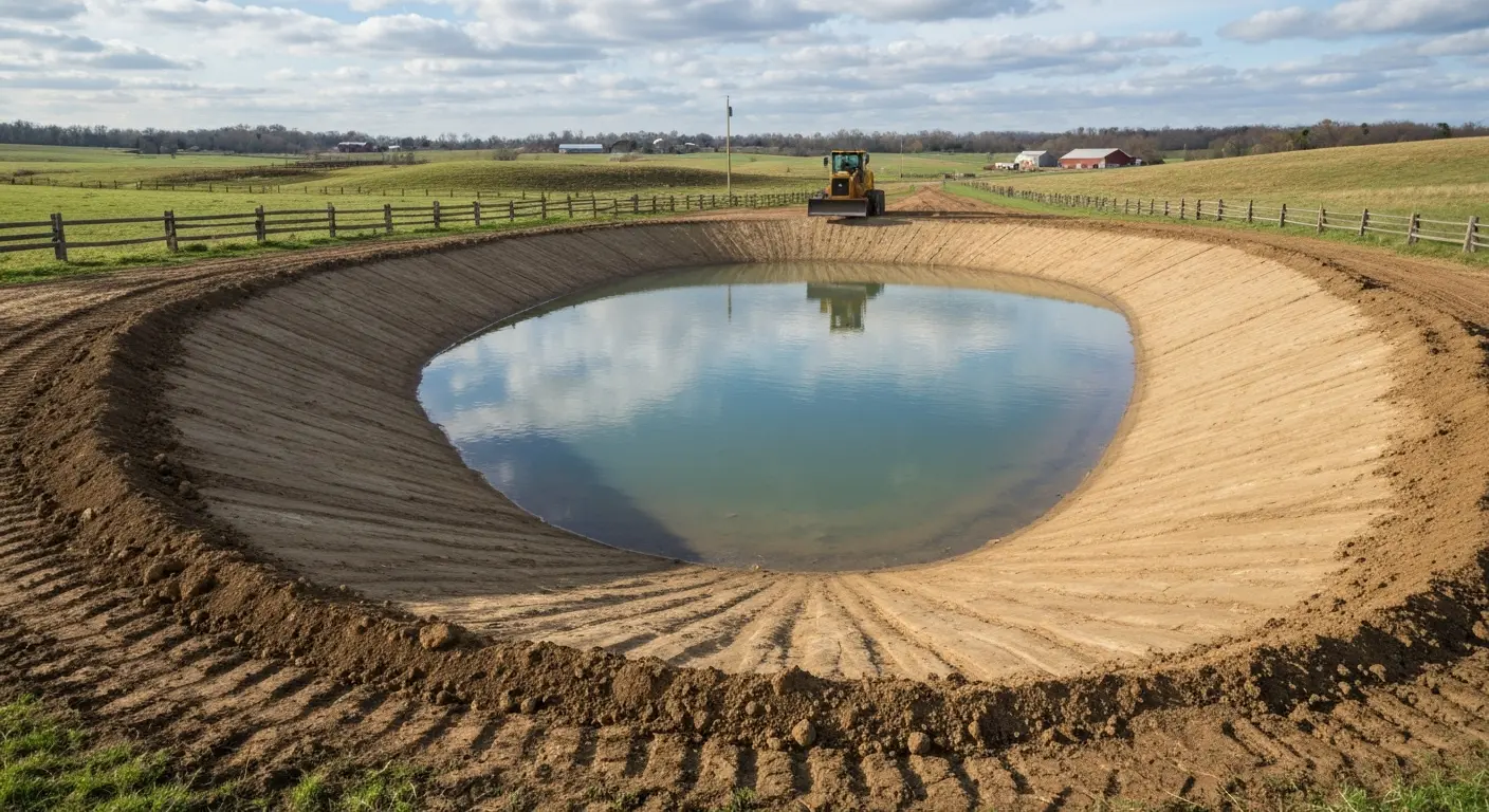 Pond construction