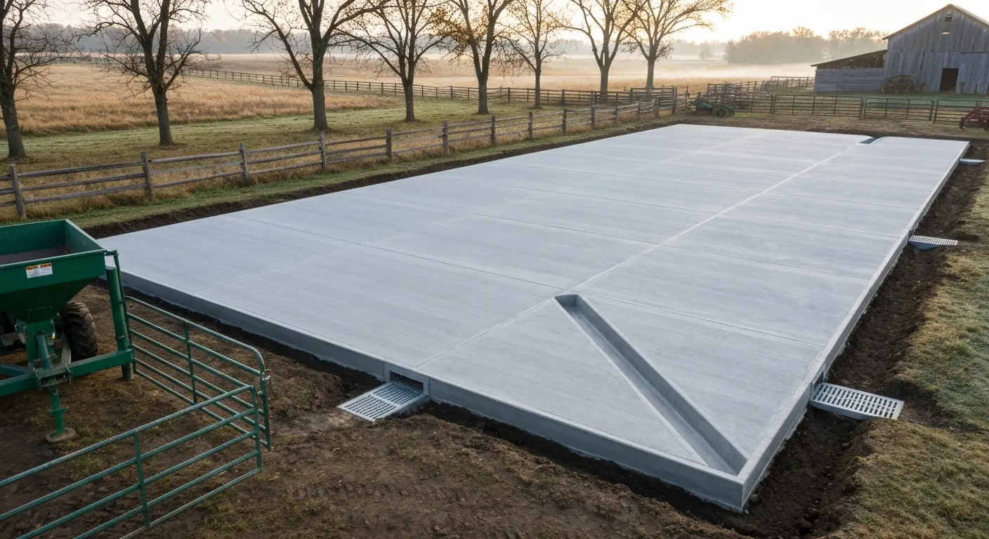 Farm pad construction