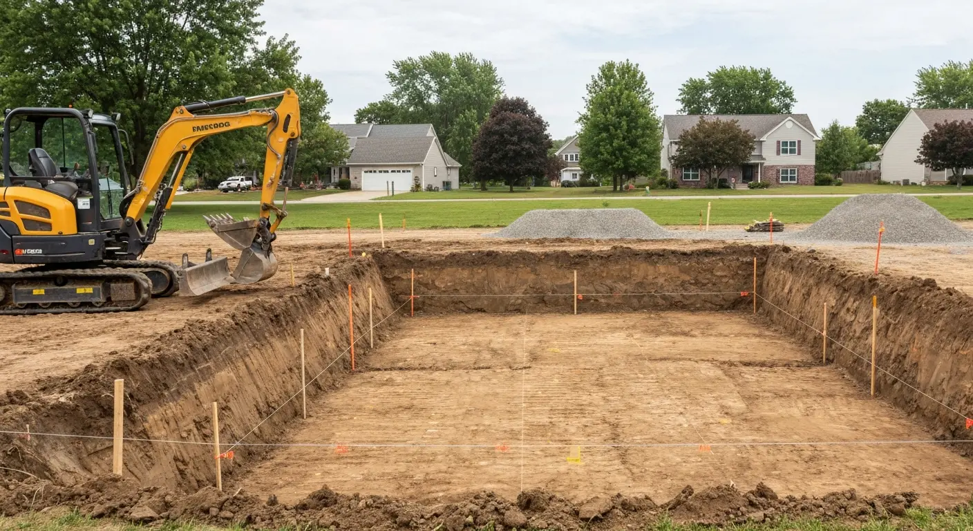 Residential excavation project