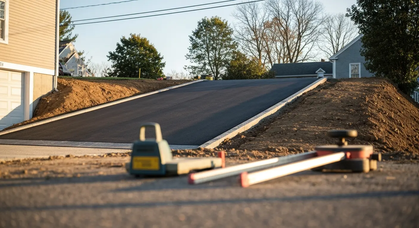 Driveway construction