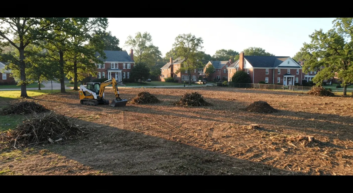 Land clearing work