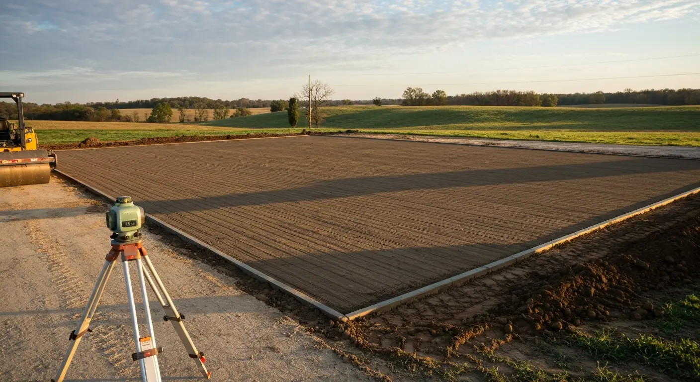 Building pad grading in Missouri