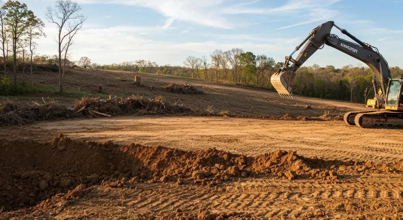 Commercial land clearing project in Missouri