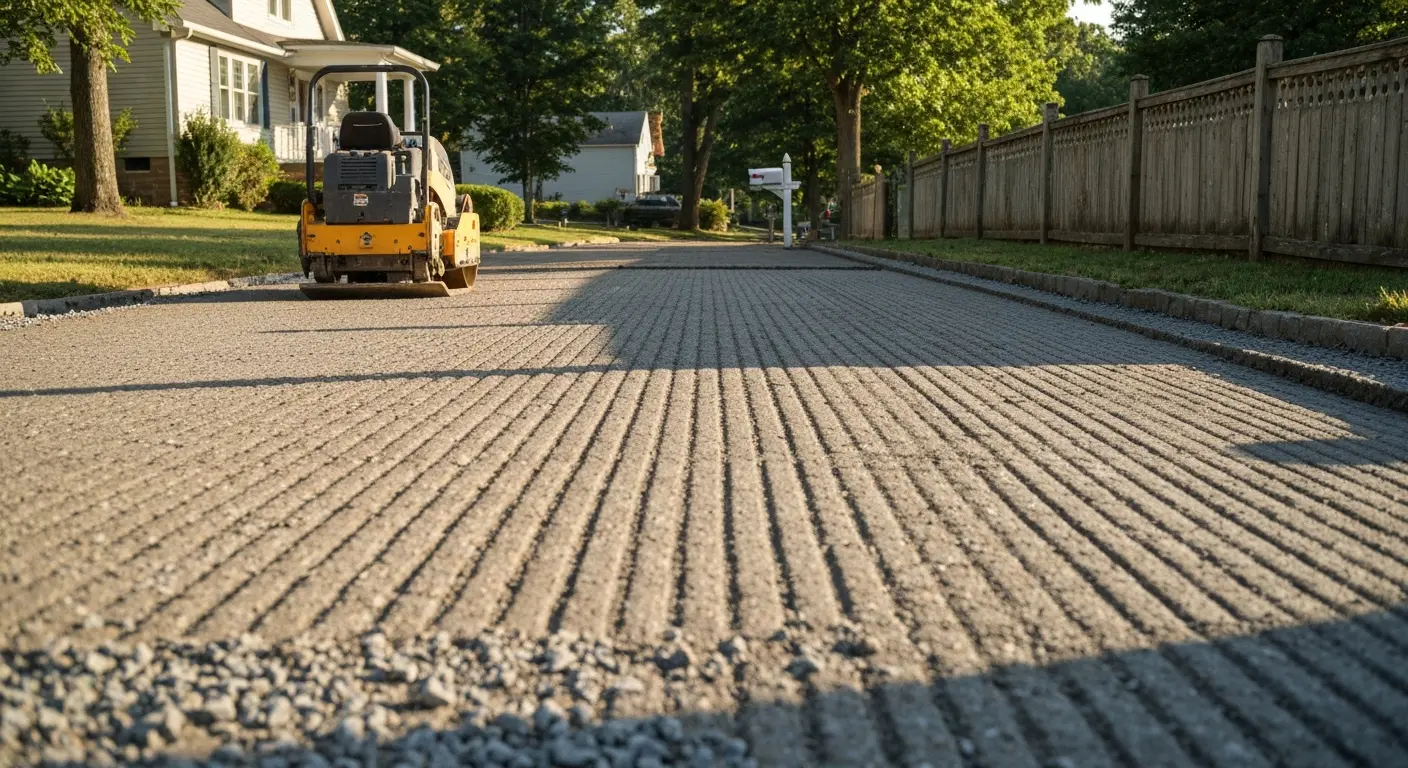 Driveway construction