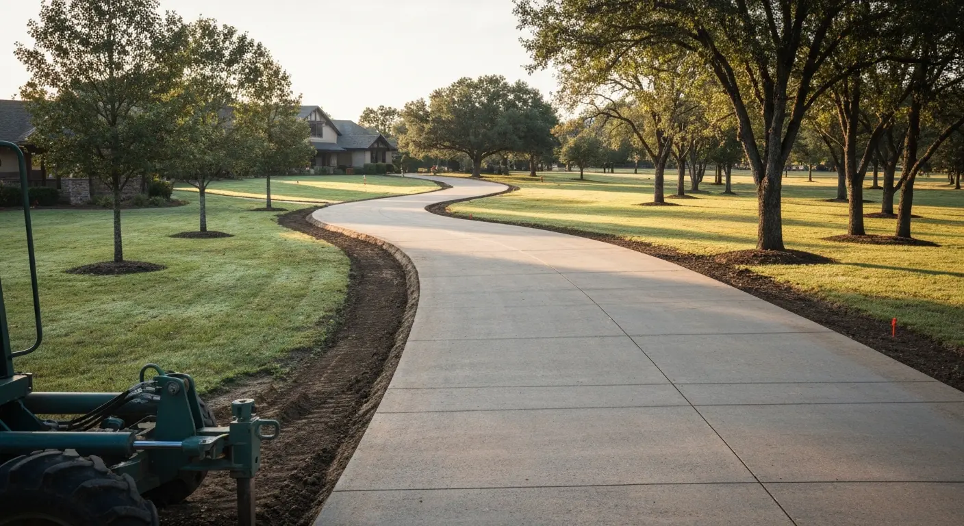 Driveway construction