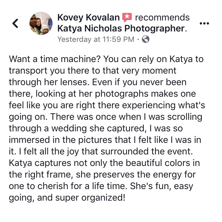 Kovey Kovalan - Testimonial